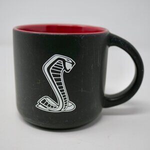 Ford Mustang Shelby GT 500 Cobra Coffee Mug Dealership Exclusive Red And Black